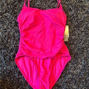 Anne Cole Women's One Piece Swimsuit - Hot Pink